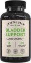 Crystal Star Bladder Support (60 Kapseln) – Kräuterergänzung für gesunde Blasenfunktion - Cranberry, Dandelion & Fenugreek - Hilft überaktiven Blasen und Inkontinenz - Non-GMO