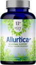 Utzy Naturals Allurtica | Kräuterergänzung mit Quercetin und Sting Nettle | Saisonale Unterstützung für Erwachsene & Kinder | Non Drowsy | 120 Kapseln