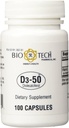 D3-50 50.000iu - Bio-Tech Pharmacal - 100 Kapseln - Paket von 2