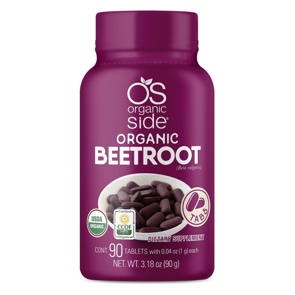 | Beetroot Tablets | 100% Pure Organic | Boost Circulation & Energy | USDA Zertifiziert | Non-GMO, Plant-Based | 90 Tabletten | für Herzgesundheit & Wellness