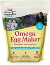 Manna Pro Omega Egg Maker, Hühnerfutter-Ergänzung für Laying Hens, Geflügel-Food mit Omega-3 Fettsäuren, Verdauungsunterstützung mit Fortified Vitamins & Minerals, 5 lbs