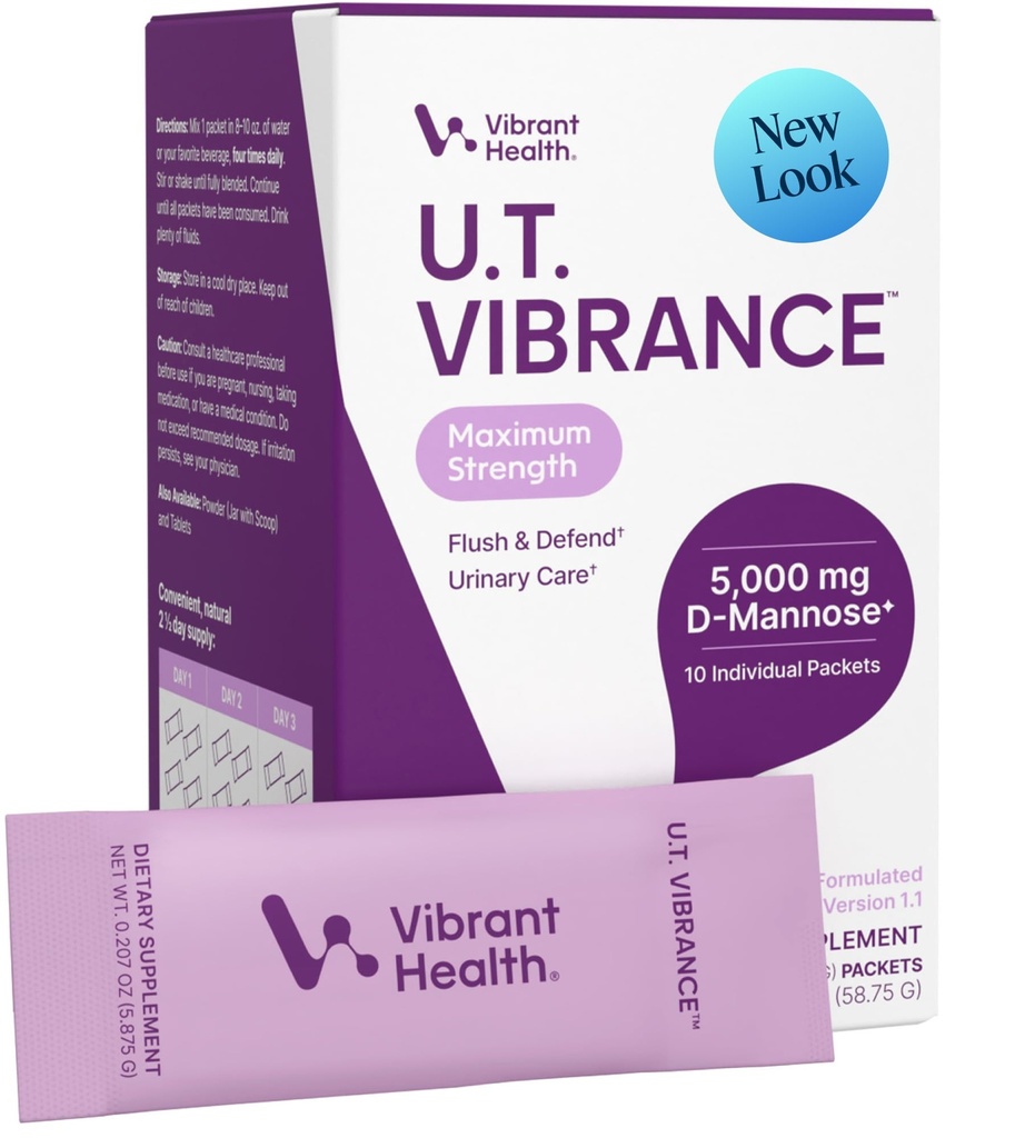 Vibrant Health, U.T. Vibrance Stick Packs, Crisis Intervention for Urinary Tract Health, 10 Portionen