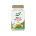 Nature's Way Zinc Lozenges avec vitamine C et échinacée, Suppléments de zinc pour les hommes et les femmes, Immune Support*, Wild Berry Flavor, 60 Lozenges (Paquetage May Vary)