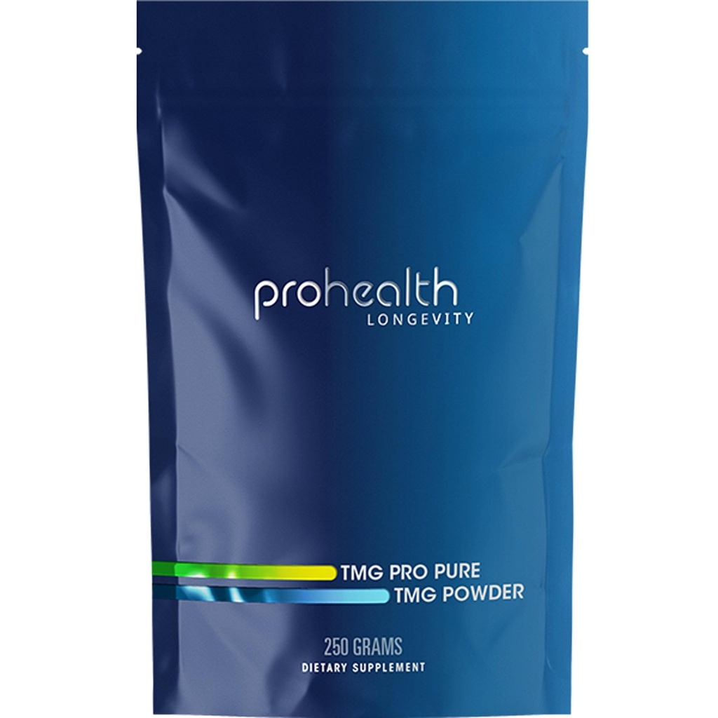 ProHealth TMG Amino Acid Blood Pressure (Trimethylglycin - Betaine Anhydrous Supplement) - Methylierung Support 250 Gramm Pulver Langlebigkeit