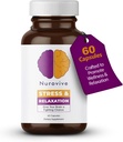Stress & Entspannung, Mental Focus Supplement, Lemon Balm Capsules mit Ashwagandha für Männer/Frauen, Tägliche Wellness-Unterstützung, Ashwagandha Pillen mit Ginseng, Kamille & More, 60 Kapseln