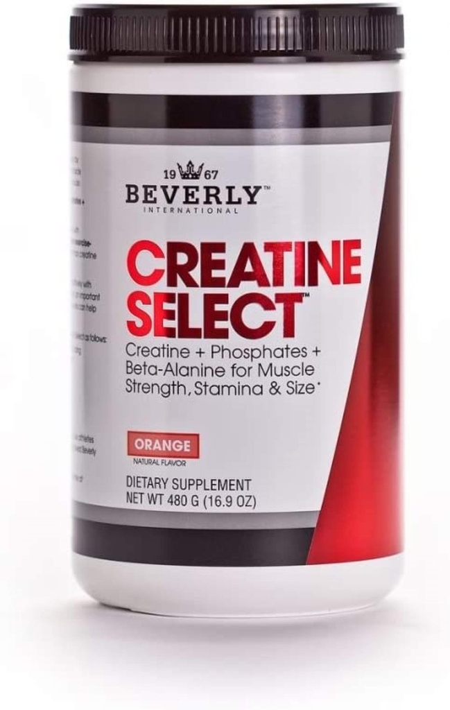 Beverly International Creatine Select with Phosphates, 40 Servietten. Eine Fail-Proof Creatine Monohydrat-Formel. Boost Muskelgröße, Stärke, Ausdauer und Erholung. für Männer und Frauen. Geschmacksrichtungen wie Tang