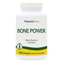 Natures Plus Bone Power with Boron - 1000 mg Calcium, 180 Softgels - Bone & Joint Support Supplément, Calcium liquide pour absorption maximale - Sans lait, sans gluten - 45 portions