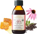 Urban Moonshine Immune Zoom - Fast-Acting Immunität Boost - Organic Elderberry Syrup - Echinacea - Raw Honey - Certified Organic - Natural - 4.2 Fl Oz