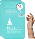 Der gute Patch Be Calm Patch mit Hanf, Unwind + Decompress, Natural Patch mit Hanfextrakt, Ashwagandha Root, Passionflower, Plant Powered Wearable Wellness, Sustained Release (16 Total Patches)