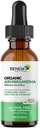Renew Actives Organic Ashwagandha Liquid 220MG pro 2 ml– Schnell-Absorbierende Formel für kognitive Funktion, Speicher, Energie, Stress, Sleep & Immune Health & Mental Clarity – Made in Canada - 120 ml