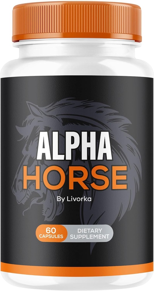 Alpha Horse, Alpha Horse Pillen für Männer, Alpha Horse Capsules, Alpha Horse Supplement, Alpha Horse Vitamin All Natural Premium Formel, Alpha Horse Supplement Support, 60 Kapseln für 1 Monat