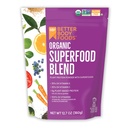 BetterBody Foods Poudre biologique Superfood avec protéines, vitamines C, E et B12 (12,7 oz.)