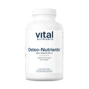 Vital Nährstoffe Osteo-Nutrients | Vitamin K2 + D3, Calcium und Magnesium für Knochen & Herz-Unterstützung* | Vegetarische Ergänzung | Gluten, Milch, Soja Frei | 180 Kapseln
