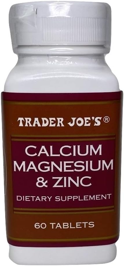 Trader Joe's Calcium Magnesium & Zink 60 Tablet