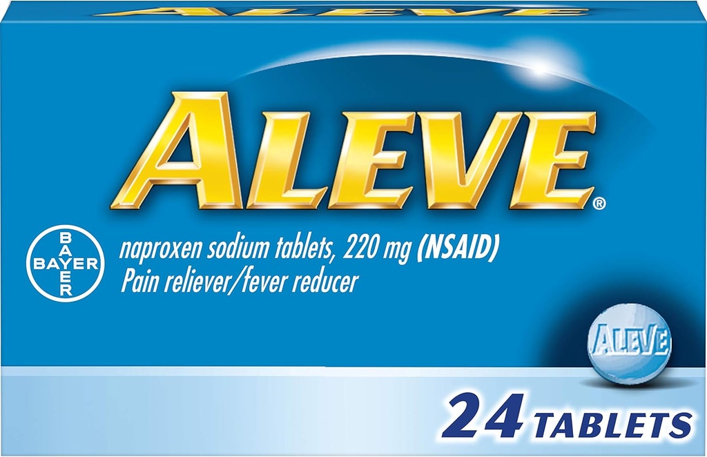 Caplets d'Aleve, 24 pièces (paquet de 2)