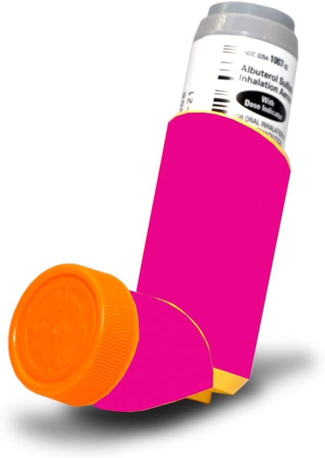 MightySkins Skin für Proventil HFA Asthma Inhaler - Solid Lavender | Protective, Durable, and Unique Vinyl Decal Wrap Cover | Einfach anzuwenden, entfernen und ändern Styles | Made in USA