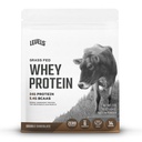 Niveaus Gras Fed Whey Protein Pulver, keine Künstlichkeiten, 24G Protein, Doppelschokolade, 1LB