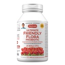 ANDREW MOINSMAN Ultimate Friendly Flora Probiotic 240 Capsules - 25 Million CFU, mélange complet de cinq souches probiotiques, puissant Immune et soutien digestif. Probiotiques pour les femmes ou les hommes