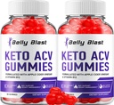 (2 Pack) Belly Blast Keto ACV Gummies - Advanced Formula Belly Blast Keto Plus ACV Gummies Apple Cider Essig, Gewichtsmanagement, BellyBlast ACV Nahrungsergänzung Bewertungen Männer Frauen (120 Gummi)