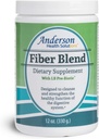 Anderson Fiber Blend avec LB Prebiotic, Premium All Natural Fiber Supplement, Psyllium et Apple Pectin, Fibre en poudre, Colon Cleanse, soutient Gut sain et cholestérol 12 Onces