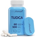 TUDCA - Tauroursodeoxycholic Acid Bile Salt, 500mg pro Servieren & 60 Vegetarische Kapseln, Formuliert für Leber Wellness, Natürliche Zutaten, 30-Tage-Versorgung, Made in USA
