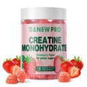 NSF Certified Creatine Gummy 5g - Kreatin Monohydrate Gummi für Männer & Frauen, Kreatin Monohydrat für Muskelkraft, Muskelaufbau, Energie-Boost, Pre-Workout-Ergänzung (120 Count)-Strawberry