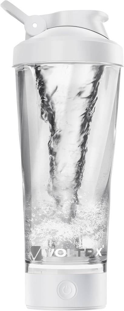 VOLTRX Premium Electric Protein Shaker Bottle, Hergestellt mit Tritan - BPA Free - 24 oz Vortex Portable Mixer Cup/USB wiederaufladbare Shaker Cups für Protein Shakes