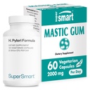 Supersmart - H. Pylori Formula Bundle (Complete Action) - Probiotic L. Reuteri w/Mastic Gum | Non-GMO & Gluten Free - 60x2 & 120 Vegetarische Kapseln