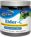 NORTH AMERICAN HERB & SPICE Elder-C - 3 Unzen - Elderberry Konzentrat - Immununterstützung, Gesunde respiratorische Antwort - Non-GMO, Glutenfrei - 42 Servietten