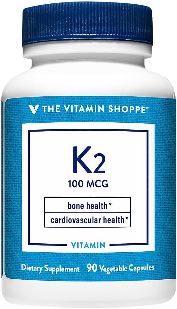 Vitamin Shoppe Vitamin K2-100 MCG (90 vegetarische Kapseln)