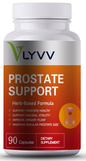 Lyvv Prostata Unterstützung mit Säge Palmetto, Pflanzen Sterol, Zink,Selenium,Kupfer und mehr für Prostata Gesundheit und Urinary Health, 90 Capsuels