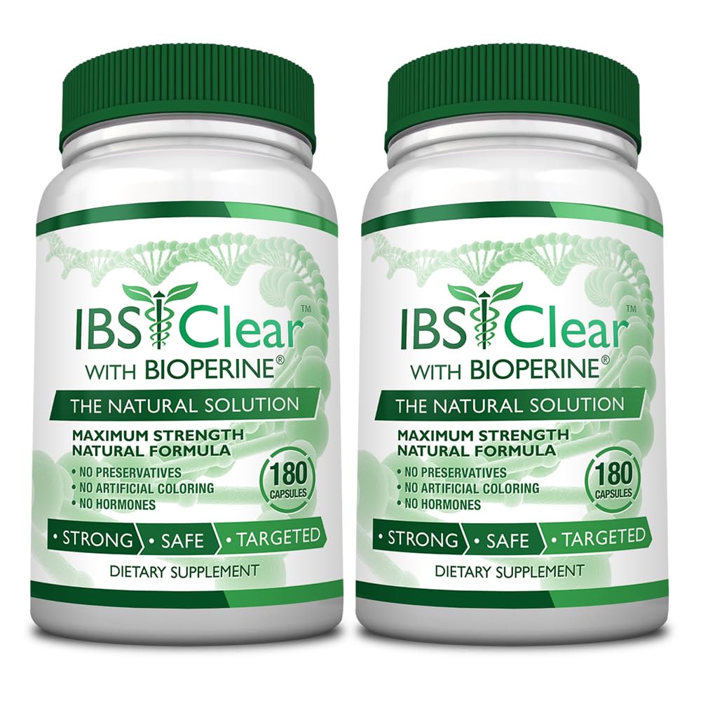 IBS Unterstützung - Vitamin D, Psyllium Husk, Fennel - 180 Kapseln - 3 Monate Versorgung