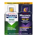 Maximale Stärke Mucinex FastMax DM Max & Mucinex Nachtschicht Kalt & Flu Flüssigkeit (2 x 6 fl. oz.) Thins & Loosens Mucus, Relieves Cough & Chest Congestion, Schmerz, Fever, Sneezing, Sore Throat, Runny Nose