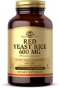 Solgar Red Yeast Rice 600 mg - 120 Gemüsekapseln - Non-GMO, Vegan, Gluten & Dairy Free, Kosher - 60 Portionen