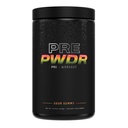 PWDRS PreWorkout Powder, All Natural Pre Workout für Energie, Pumpe, Ausdauer & Kraft, mit Koffein (Sour Gummy)