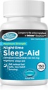 Nighttime Sleep Aid Softgels, (150 Softgels), Diphenhydramine HCI 50 mg, Fall Asleep Fast, Unterstützt tieferen, restful Sleep