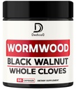 12in1 Wormwood Capsules Noir Noyer Cloves, Ginger, Curcumine curcuma et poivre noir - Système immunitaire - 60 Capsules
