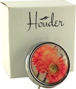 Designer Pille Box von Houder - Dekorative Pille Case mit Geschenkbox - Carry Your Meds in Style (Orange Daisy)