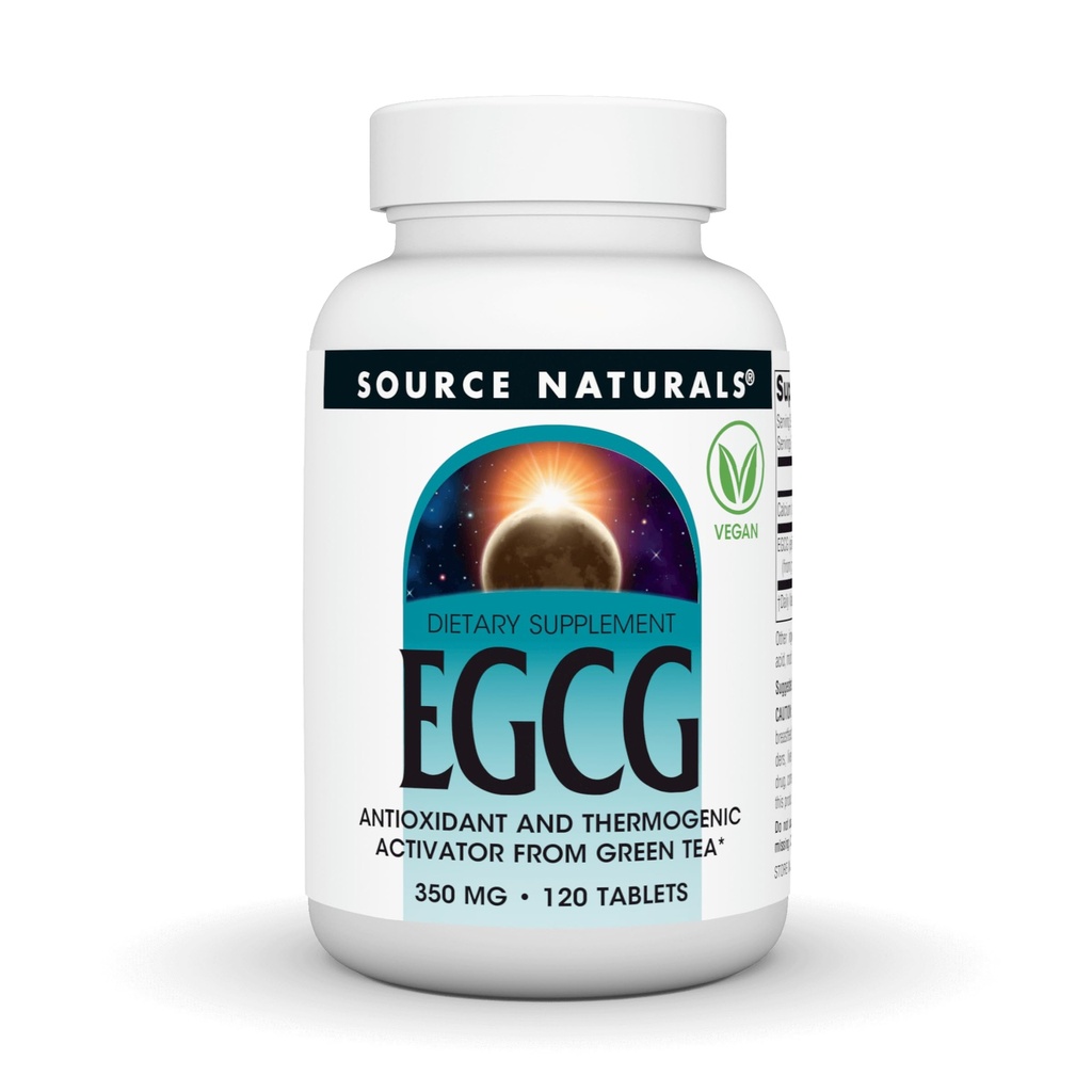 Quelle Naturals EGCG, Antioxidant und thermogenic Activator von Green Tea*, 350 mg - 120 Tabletten