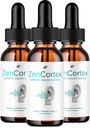 ZenCortex Tinnitus Ohr Tropfen - ZenCortex 24, Zen Cortex Flüssigkeitstropfen, ZenCortex Bewertungen, ZenCortex Tropfen für Ohr Relief (3 Pack - 3 Monate Versorgung)