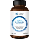 Vitamin-Welt Stress Vitamin B-Komplex mit Vitamin C, Timed Release High-Potency Vitamin B6, B12, Niacin, Folate & Biotin für Stress, Energie, Stoffwechsel & Immununterstützung, Non-GMO, 120 Caplets