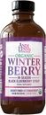 Andi Lynn's Winterberry Black Elderberry Syrup - Includes Black Elderberries, Cinnamon, Ginger, Honey & Lemon - Immununterstützung für ganze Familie - Organic & Great Tasting Syrup 4oz