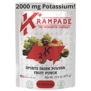 Krampade Elektrolyte Pulver Kalium-Ergänzung - 2000 mg K+, >2X Mehr als Kokoswasser | Kramp Relief und Prävention | Hydratation Pulver