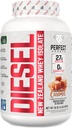 PERFECT SPORTS Diesel 100% New Zealand Whey Protein Isolate | Stevia Sweetened, No Artificial Ingredients, Keto | 0g Carb, 0g Fat, 27g Protein | 2 Pounds (Salted Caramel)