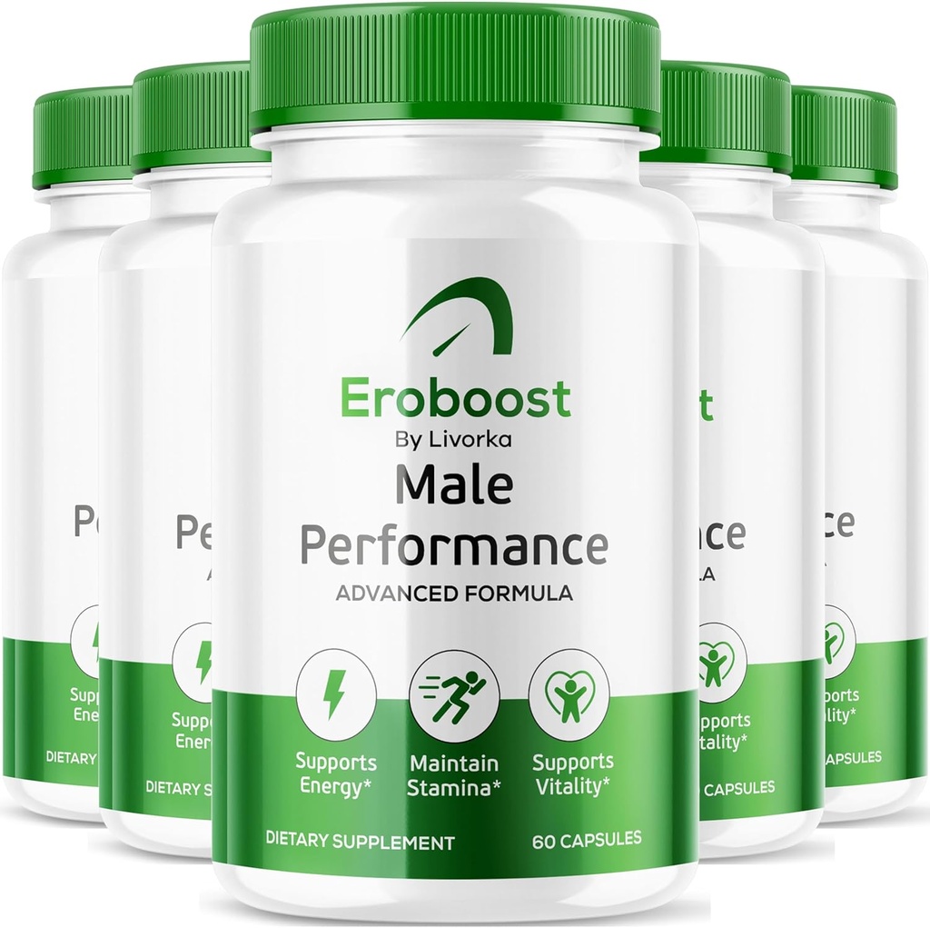 (5 Pack) Eroboost Supplement für Herren - Offizielle Ero Boost Pillen, EroBoost Support Kapseln, EroBoost Advanced Formula, EroBoost Supplement, Ero Boost, 300 Kapseln für 5 Monate