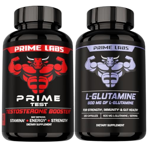 Prime Labs Prime Test + L Glutamin Kapseln