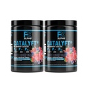 FXSUPPS Catalyft Pre-Workout Powder Drink for Men & Women Blitz Berry Blast Mix with Creatine, Caffeine & Beta-Alanine | Best for Energy Pump, Muscle Gain & Focus, 40 Servings (2-Pack)