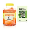 Spring Valley Extra Strength Vitamin C Immune Health Dietary Supplement Vegetarian Gummies, Orange, 500 mg, 120 Count + Exclusive VitaMax Vitamin Guide (2 Items)