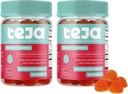 TEJA Immunstützgummis für Teens mit Vitamin D, VIT C, Zink und Acerola. Low Sugar Supplement, Daily Immunity Multivitamin für Alter 12-17 Jugendliche für Erwachsene. 30 Gummi (2 Pack)