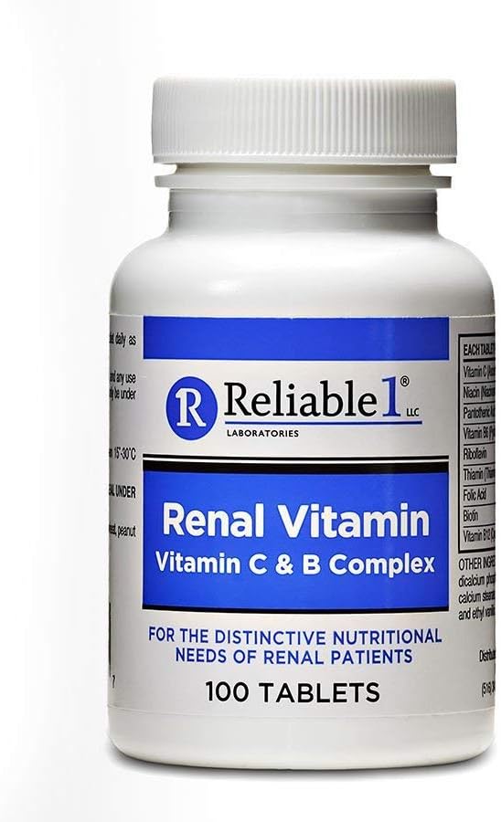 Zuverlässig 1 Nieren Vitamin C & B Complex (2 Flaschen)